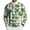 Fluorescent Green, variant on Men's St. Patrick's Day Shirt Crewneck Long Sleeve Shamrock Graphic Pullover Tops