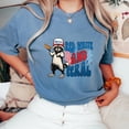 thumbnail image 6 of Red White and Feral Raccoon T-Shirt – Funny 4th of July Hot Dog Tee for Animal Lovers, ‘Merica Party Shirt for Men, Women, USA Cookouts & Patriotic Summer Events, 6 of 7