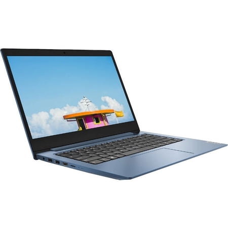 Lenovo IdeaPad 1 14" Laptop, AMD Athlon Silver 3050e, 4GB RAM, 128GB SSD, Windows 10 Home, Blue, 82GW001CUS