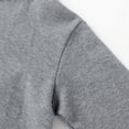 thumbnail image 5 of Girls' Jackets Solid Print Pocket Hooded Long Sleeve Zipper Jacket for Everyday Wear Grey 5 Years-6 Years, 5 of 6