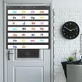 thumbnail image 2 of WRITWAA Black Wall Pocket Chart for Classroom Word Cards, Educational Organizer for School and Home Teaching Use, 2 of 5