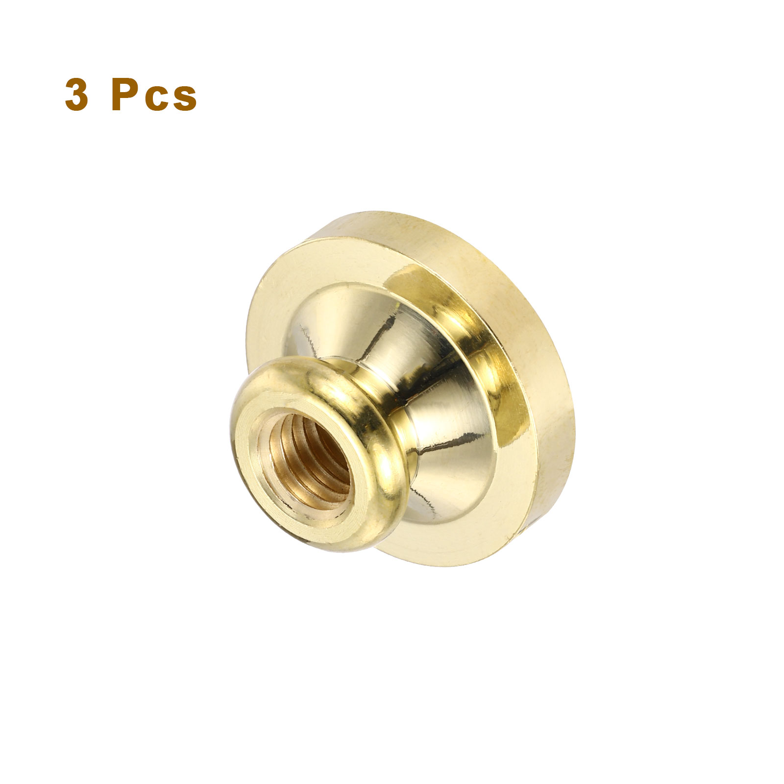 Unique Bargains Vintage Retro Brass Head Blank Wax Seal Stamp for Letter Sealing 3Pcs