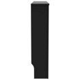 thumbnail image 4 of Armario con cubierta de radiador VidaXL, MDF negro, 44,1 x 7,5 x 32,1 cm, 4 of 8