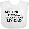 thumbnail image 3 of Inktastic My Uncle is Waaay Cooler Than My Dad Boys or Girls Baby Bib, 3 of 4