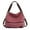 Burgundy, variant on Travel Bag Crossbody Vintage Canvas Handbag Single Shoulder Bags for women Solid Messenger Bag sac a main bolsa feminina