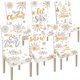 thumbnail image 1 of Fundas para Sillas Ganeen 6 Pzas Navideñas Lavables y Elásticas, 1 of 6