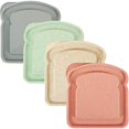 thumbnail image 2 of 4Pcs Outdoor Camping Picnic Boxes Bread Toast Storage Holders Portable Food Holders, 2 of 2