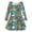 0##Green313, variant on Kiijoy Girls Casual Dress Floral Horse Print Long Sleeve Round Neck Dress, Pink