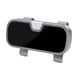 thumbnail image 3 of Soporte para gafas de sol de coche con forro suave, funda para gafas, soporte para visera solar para coche gris, 3 of 9