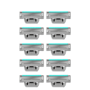 NEW Harry's Plus Razor Refills - 10 Razor Blade Cartridges -Bulk- Compact Cartridge Design for Precise Control - Shaving for Men
