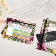 thumbnail image 4 of ALAZA 2 Pack Pencil Pouch Flamingo Flowers Pencil Case for 3 Ring Binder Clear Window Pencil Bag Organizers, 4 of 6
