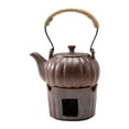 thumbnail image 1 of Tnarru Indoor Teapot with Warmer Base Small Boil Water Pot Easy to Clean 13oz Personal Tea Kettles for Home Restaurant Camping Hotel, 1 of 8