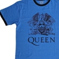 thumbnail image 2 of Queen Unisex Ringer T-Shirt: Crest Logo (X-Large), 2 of 2