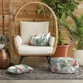 thumbnail image 5 of Outdoor Pillow Covers 12x20 Inch Fade Resistant Patio Lumbar Pillow Covers, All Weather Throw Cushion Cases for Sofa Couch Decoration, 2 Pack, Clemens Noir Pink, 5 of 6