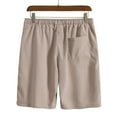thumbnail image 4 of JTieacloth Big and Tall Sizes Casual Jogging Men'S Summer Shorts Shorts Retro Sports Men'S Shorts,Beige, 4 of 4