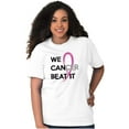 thumbnail image 3 of We Can Beat Breast Cancer Awareness Women's Graphic T Shirt Tees Brisco Brands S, 3 of 5