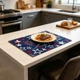 thumbnail image 5 of DefiDgd 18x12inch USA Anniversary Patriotic Placema,Red Blue and White Heat Insulation for 4th Of July Party Dinner Banquet Tabletop Home Decoration Supplies(J), 5 of 6