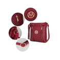 thumbnail image 5 of Mia K Lilian Crossbody Handbag Vegan Leather Multi-Functional Adjustable Strap, 5 of 17