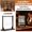 1 wooden frame, 5 glass, variant on 5-Pack Glass Tube Cigar Flavor Infuser Humidifier With Wooden Frame Rack, Cigar Humidification System For Enhanced Flavor Preservation, Essential For Cigar Enthusiasts