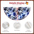thumbnail image 3 of Rateoe Blue Lightning2 Pattern Christmas Tree Skirt with Ties , Christmas Tree Decorations, Farmhouse Christmas Decor Xmas Holiday Decorations-30", 3 of 6