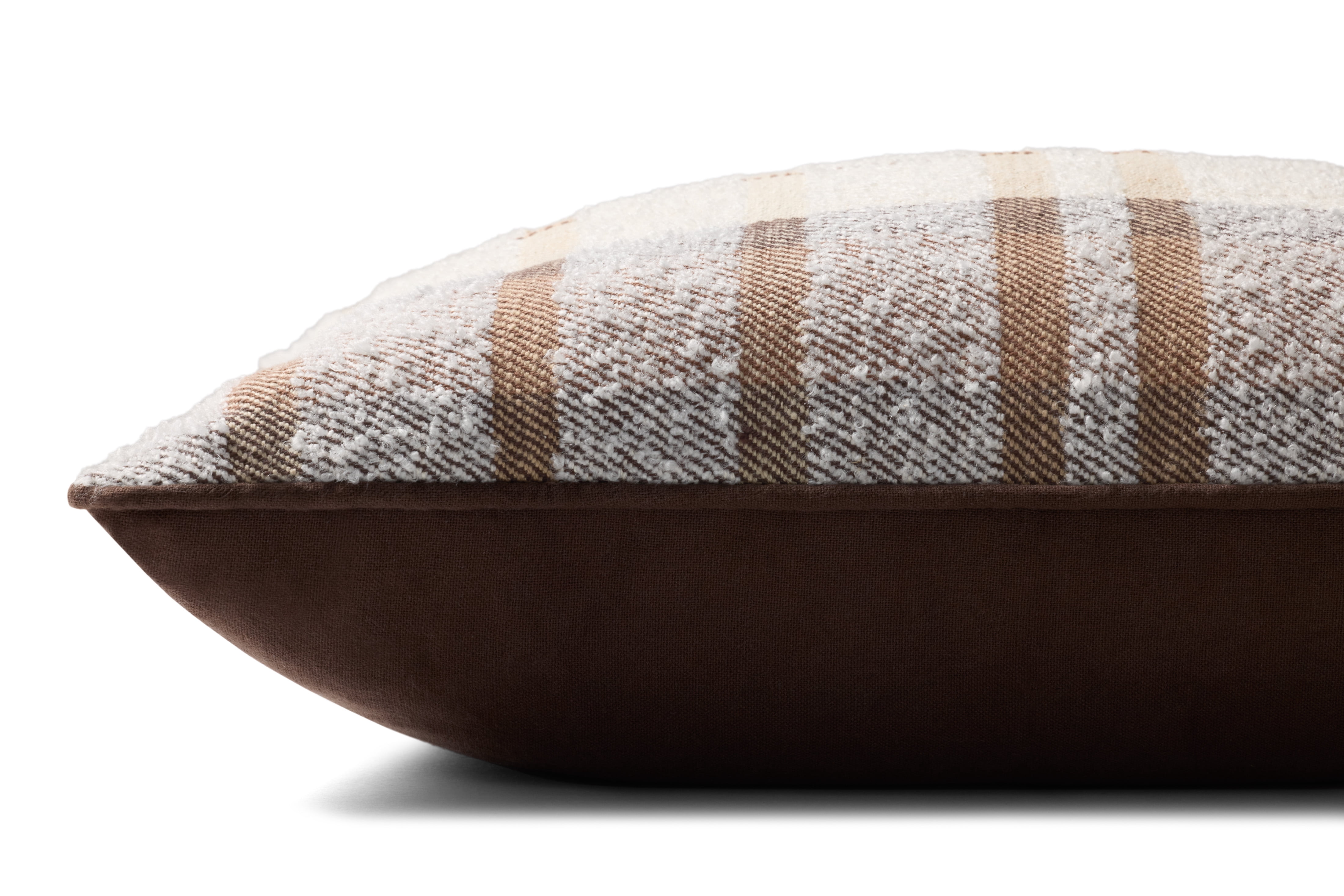Loloi PLL0156 Brown / Multi 20'' x 20'' Decorative Pillow