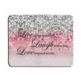 thumbnail image 1 of Glitter Mouse Pad Pink Sparkle Quote Live Love Laugh Customized Rectangle Non-Slip Rubber Mouse Pads Gaming Mouse Pad, 1 of 3