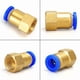 thumbnail image 3 of Lote 50pcs PCF Female neumático Conector rápido Ajuste 4-M5 4-01 6-01 6-02 1/8 / 1/4 3/8 1/2 hilo para tubo 4mm 6mm 8mm 10mm 12mm, 3 of 5