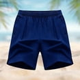 thumbnail image 6 of LONKITO Summer Mens Shorts Elastic Waist Lightweight Athletic Shorts with Pockets for Casual Home Beach Running, 7 Inseam, Size L, 6 of 7