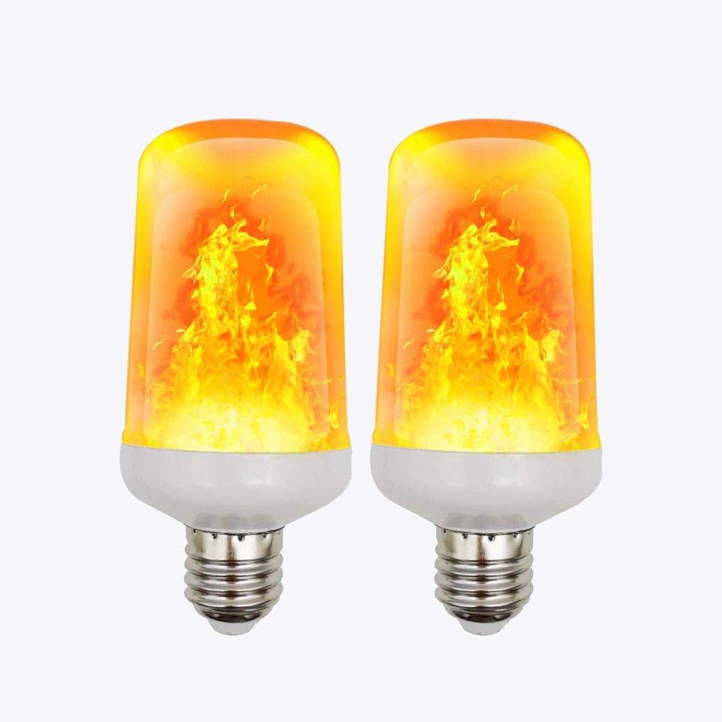 Lightahead LED Fire Flame Effect Light Bulb, Simulated Realistic Flickering  Burning Flame Effect for Halloween, Christmas, Home (2 Pack) - Walmart.com