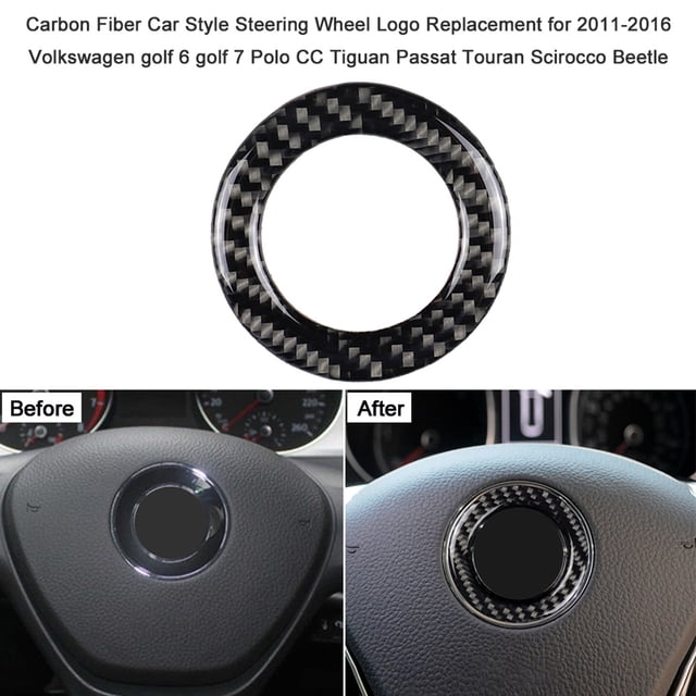 Volant, Voiture en Fibre de Carbone 2011-2016 6 7 Style Roue 2011-2016 Roue 2011-2016 6 Fibre Style Voiture Roue Touran 6 Qisuo Katoo Huiop Roue de Voiture