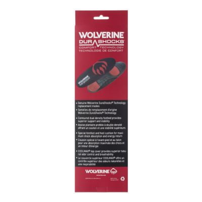 Wolverine DuraShocks Insoles Men Black 