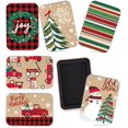thumbnail image 1 of Whaline 12Pcs Christmas Tin Gift Card Holder Boxes 6 Design Metal Box with Lids Rustic Xmas Tree Snowman Tin Box Container for Christmas Stocking Stuffer Cards Crafts Party Favors, 1 of 7