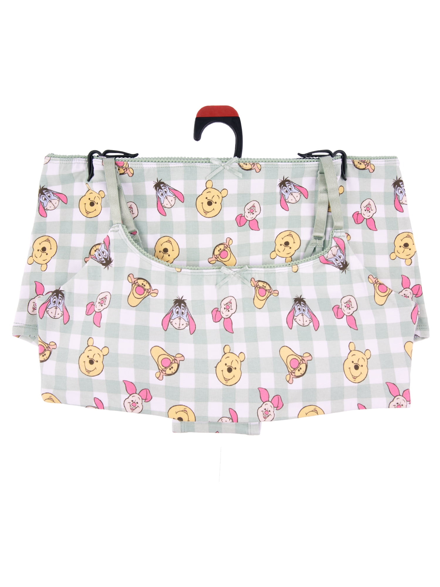 Winnie the Pooh Junior's 2-Piece Bralette and Boyshort Set, Size Small to Extra Large