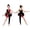 Red, variant on Girls Hip Hop Dance Jumpsuit Dancewear Gymnastics Leotard Asymmetrical Bodysuit Performance Yellow 10
