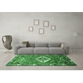 thumbnail image 3 of Ahgly Company Indoor Square Persian Emerald Green Traditional Area Rugs, 8' Square, 3 of 4