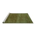 thumbnail image 2 of Ahgly Company Machine Washable Indoor Rectangle Abstract Turquoise Blue Modern Area Rugs, 5' x 8', 2 of 4