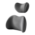 thumbnail image 2 of Runquan Car Pillow Cushion Kit Accessory Lumbar Pillow for House Office Driving Gray, 2 of 8