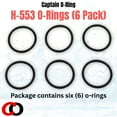 thumbnail image 5 of Captain O-Ring Replacement H-553/5308696 / P6000-C31 / A912809-0070A Orings for Zurn, Sloan, Royal/Regal, American Standard Flushometer Valve Tailpiece 6 Pack, 5 of 7