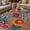 Grass Green, variant on Boho Colorful Floral Outdoor Rug for Patio/Deck/Porch, Non-Slip Large Area Rug 5 x 8 Ft, Spring Flower Botanical Sunflowers Plant Indoor Outdoor Rugs Washable Area Rugs, Camping Rug Carpet Runner