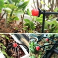 thumbnail image 4 of 100 goteros para riego, boquillas de aspersión para emisores de jardín, riego por goteo automático ajustable de 360° para bricolaje, 4 of 5