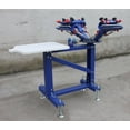 thumbnail image 4 of INTBUYING 4 Color Screen Printing Machine Silkscreen Press t Shirt Equipment Rotary Printer, 4 of 11