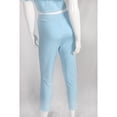 thumbnail image 3 of 2017 Las señoras de las señoras de la manera ponen en cortocircuito los pantalones superiores del cuello del barco de la manga M M Sunnimix Conjunto de trajes de mujer, 3 of 8