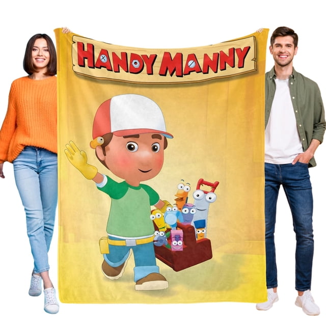 Manny a la Obra anti-pilling, suave, ligera, esponjosa y acogedora de lujo para hogar y cocina – Perfecta para niños y adultos,120X150cm