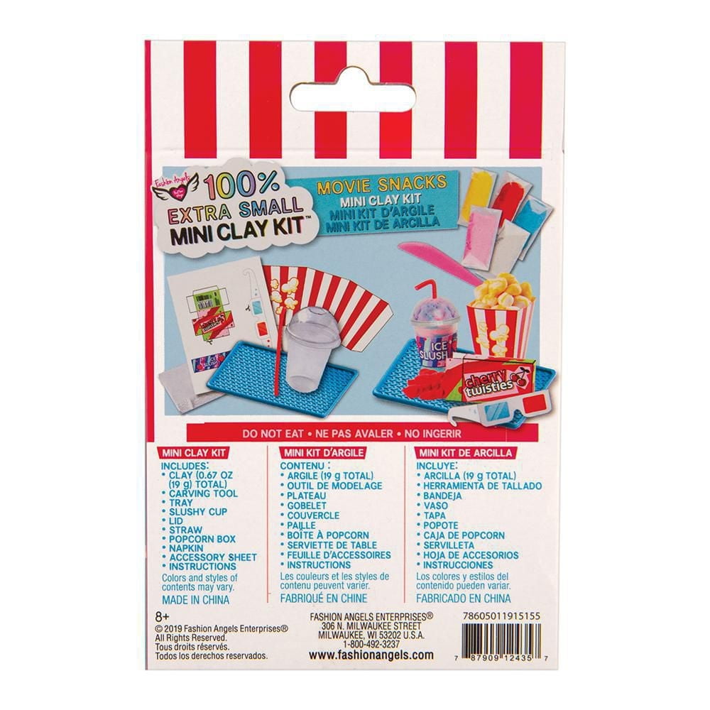 Fashion Angels 100% Extra Small Movie Treats Mini Clay Kit