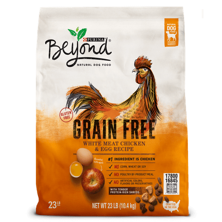 Bites Dry Food - Purina Beyond Grain Free White Meat Chicken & Egg Recipe Adult Dry Dog Food - 23 lb. Bag