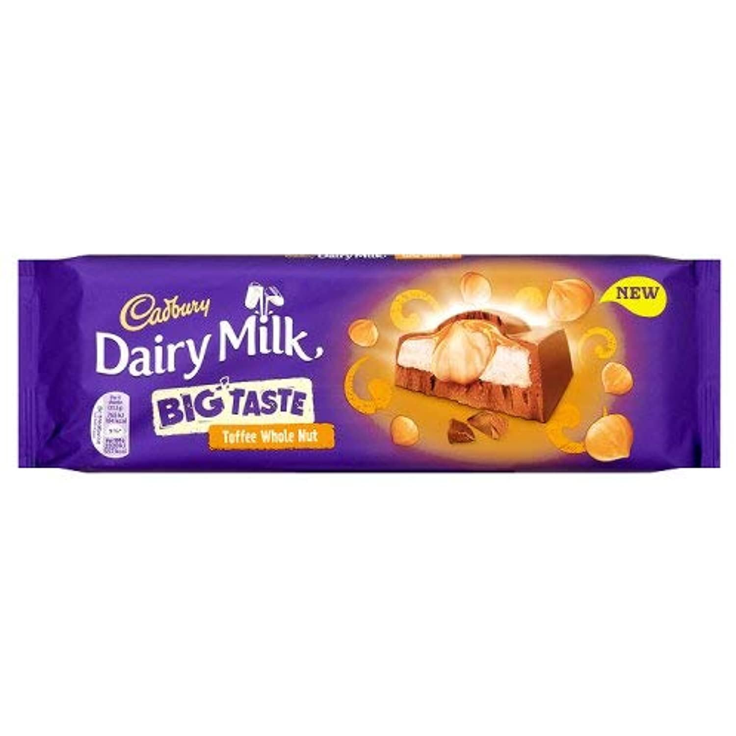 Cadbury Dairy Milk Big Taste Toffee Whole Nut Chocolate Bar