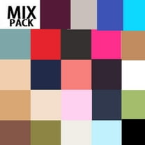 Couver Standard Size Unisex Head Sweatband fit for most Kids & Adult for all purpose 6 Pieces Pack, color in Random