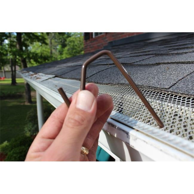 ChristmasHook 1050B Christmas Light Hanger Metal Hook Brown, 50 count