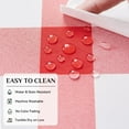 thumbnail image 4 of XINQIHANG Checkered Rectangle Tablecloth-60 x 102 Inch Waterproof and Washable Polyester Buffalo Plaid Table Cloth for Outdoor Picnic, Camping, Kitchen and Dining Room, Red and White, 4 of 7