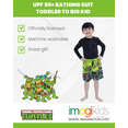 thumbnail image 2 of Teenage Mutant Ninja Turtles Donatello Raphael Leonardo UPF 50+ Swim Trunks Toddler to Big Kid, 2 of 5